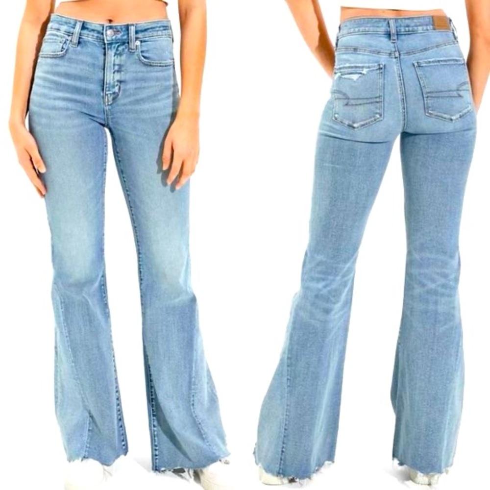 American Eagle Festival Flare Jeans (4 Long) 🛼💛🕺